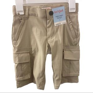 Cat & Jack Boys’ Khaki Cargo Shorts - Size 4